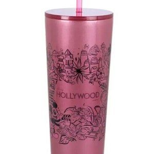 Disney Hollywood Studios Park Stainless Steel 2023 Starbucks Tumbler with Straw